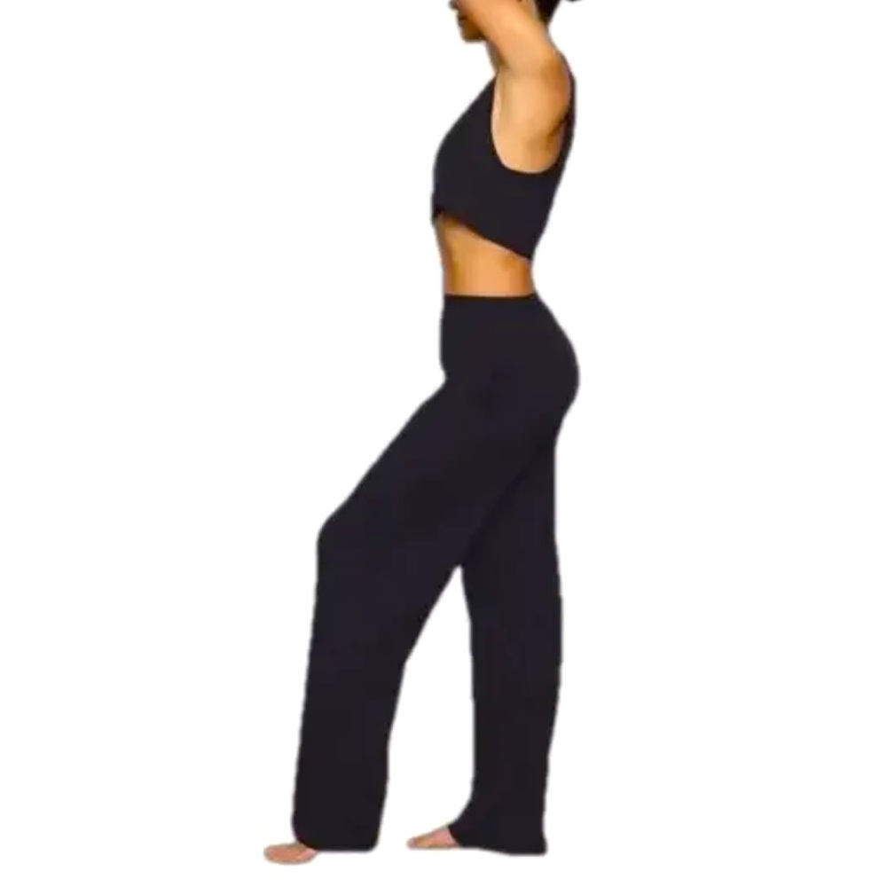 Nior Loose Wide Leg Pant Onyx Black NWT - Picture 4 of 9